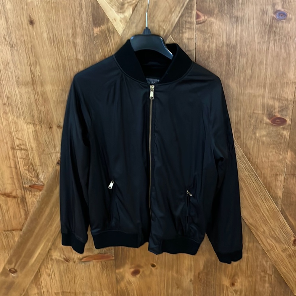 Eddie Bauer black bomber jacket size medium